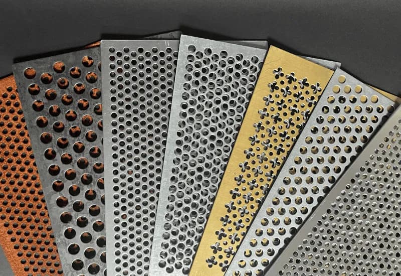 Perforated steel sheet